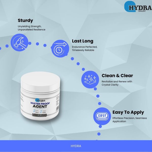Hydra Waterproof Agent | Best Quality Waterproof Agent | Waterproofing Agent For Wall & Floor – With Brush